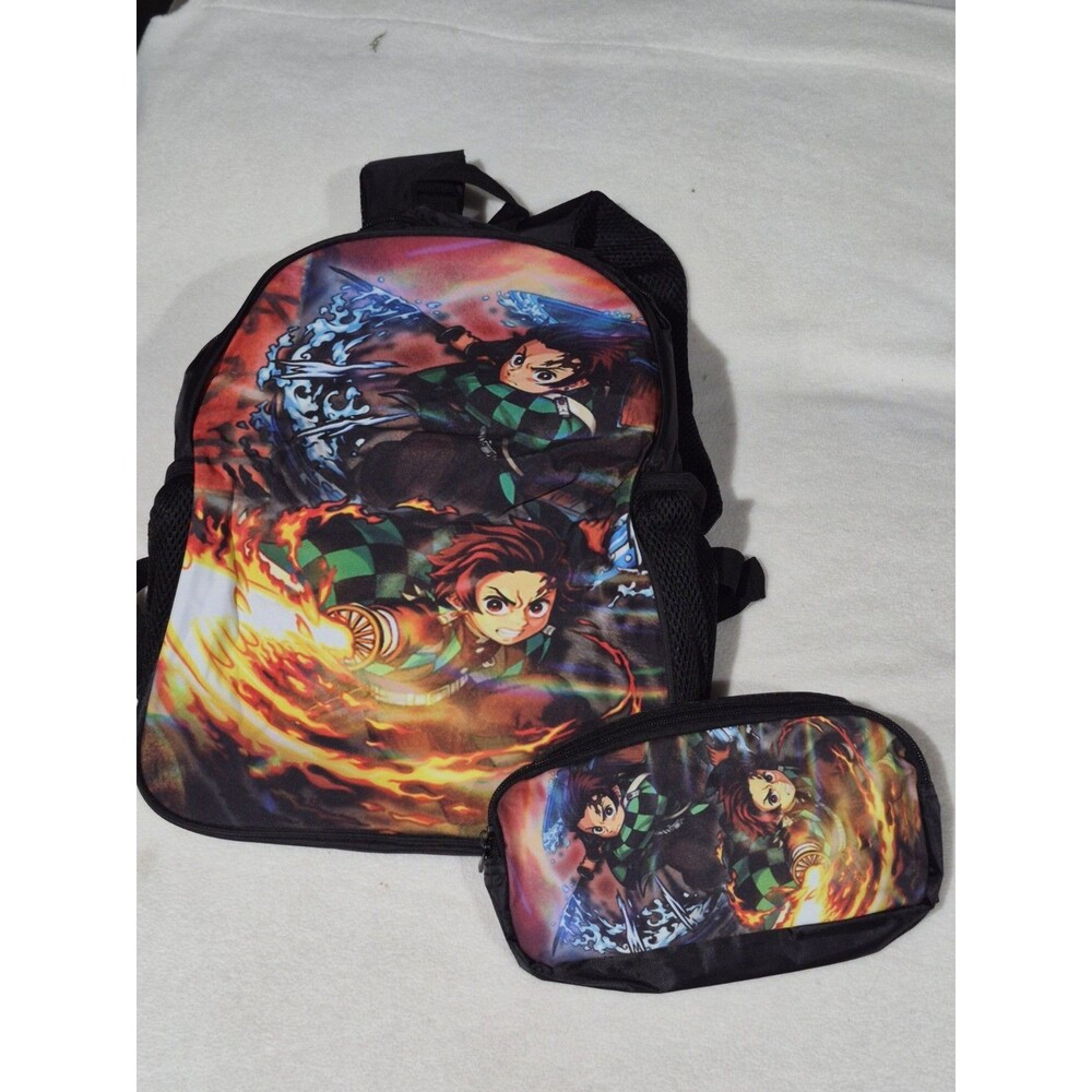 Demon Slayer Anime Mini Backpack Pencil Pouch 2 Piece Set New